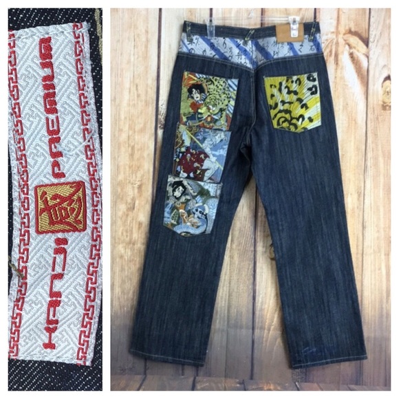 Jeans | Mens Kanji Premium Denim Jean 